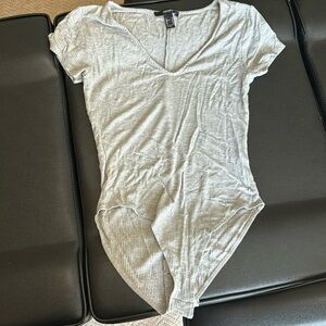 Grey T Shirt Body Suit